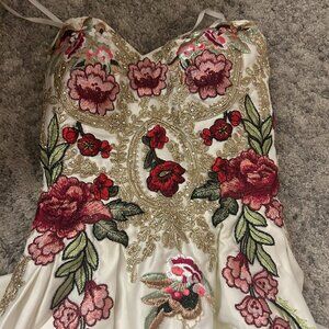 Blondie Nites White Dress size 7